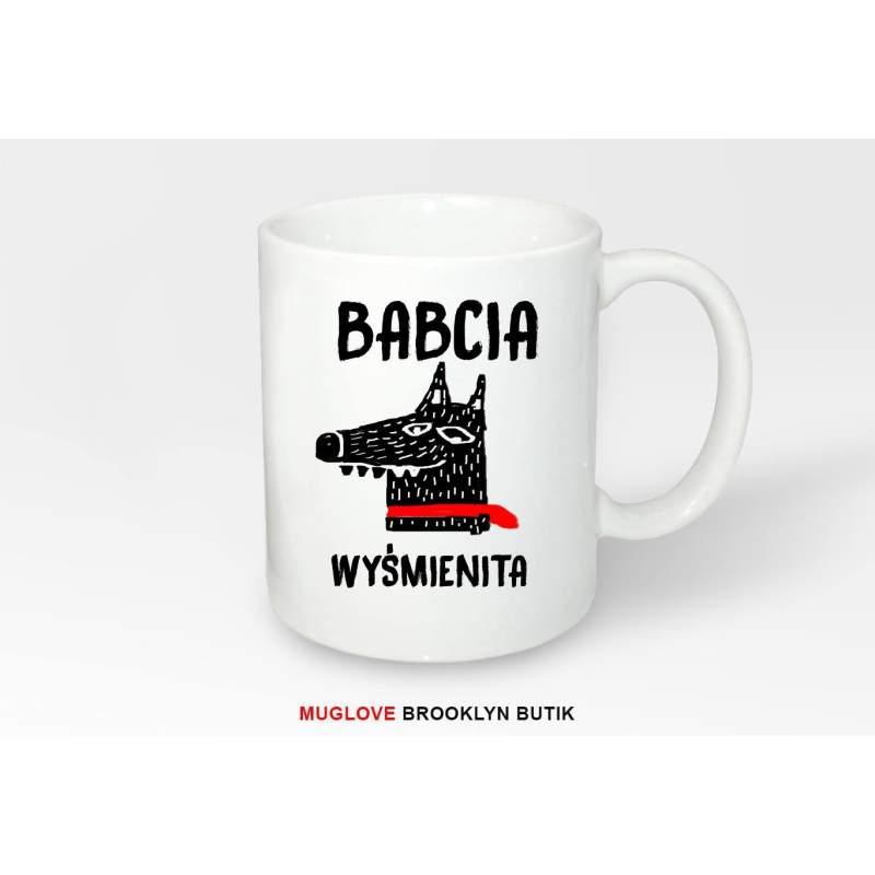 Kubek z nadrukiem babcia wyśmienita