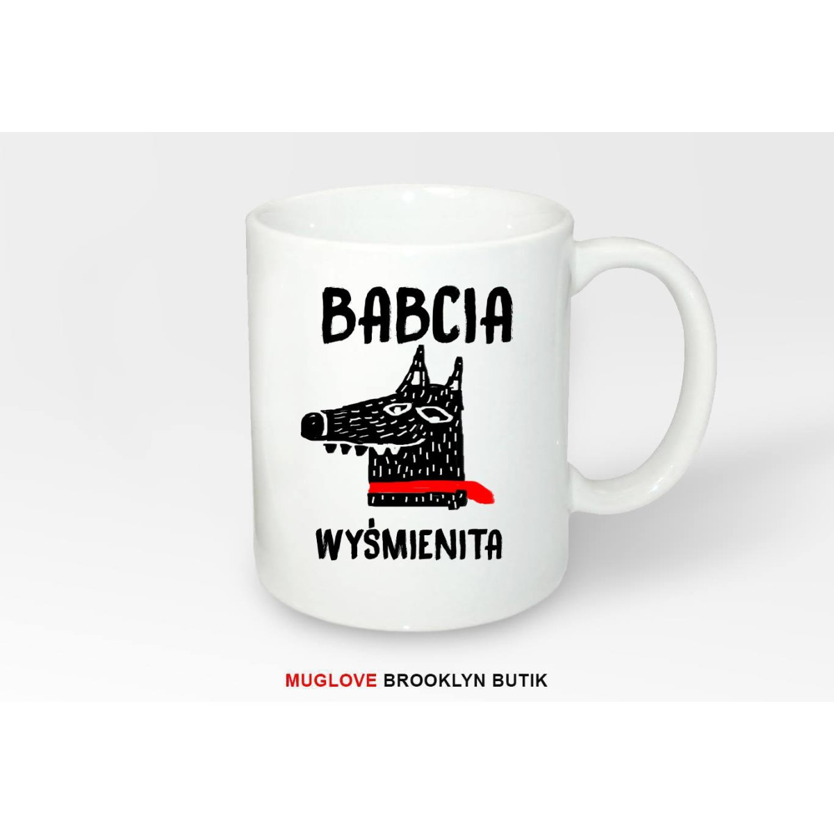 Kubek z nadrukiem babcia wyśmienita