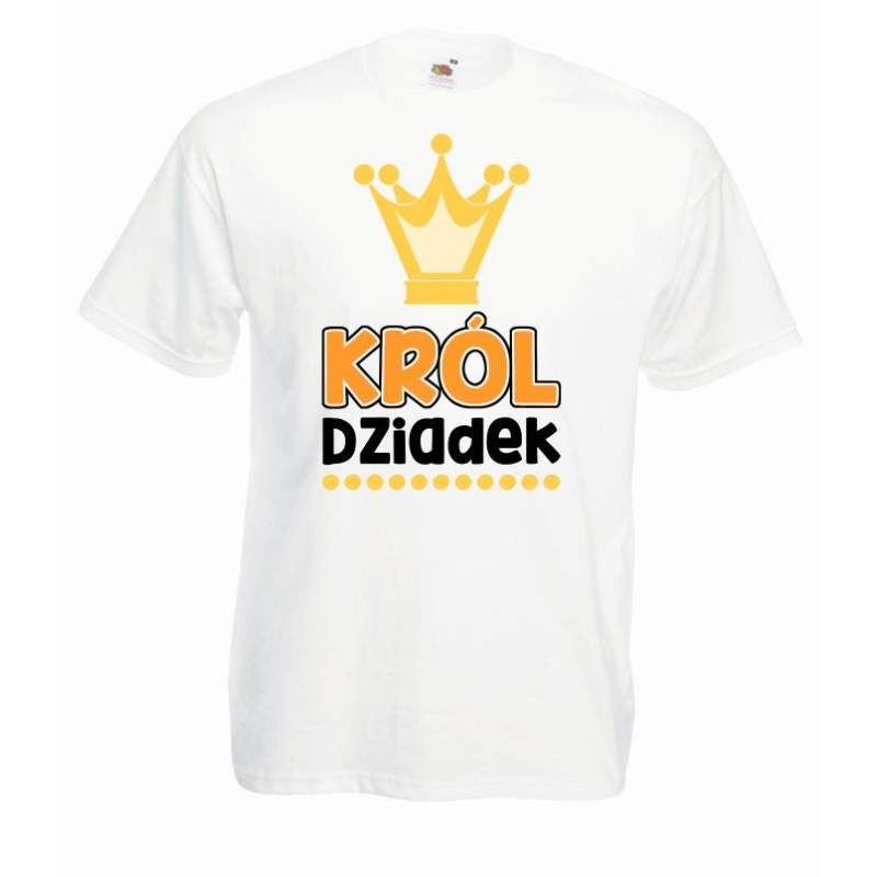 T-shirt oversize DTG NAJLEPSZY SUPER FAJNY DZIADEK
