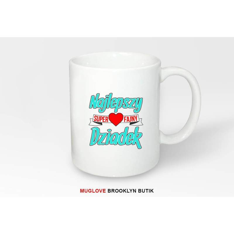 Kubek z nadrukiem NAJLEPSZY DZIADEK NA ŚWIECIE