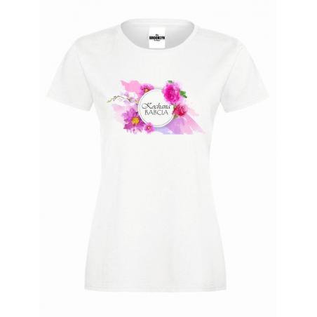 T-shirt lady/oversize DTG Kochana babcia 1