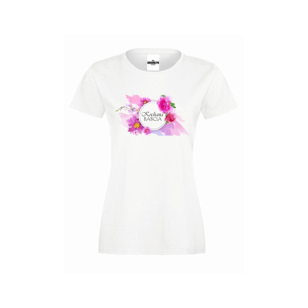 T-shirt lady/oversize DTG Kochana babcia 1