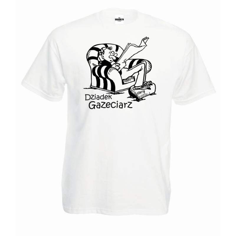 T-shirt oversize Dziadek Gazeciarz