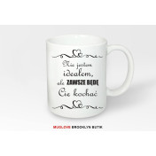 Kubek Nie jestem ideałem