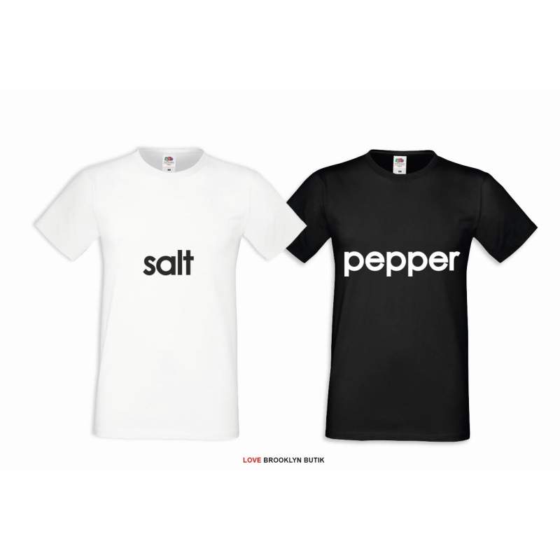 T-shirt DLA PAR 2 SZT SALT PEPPER