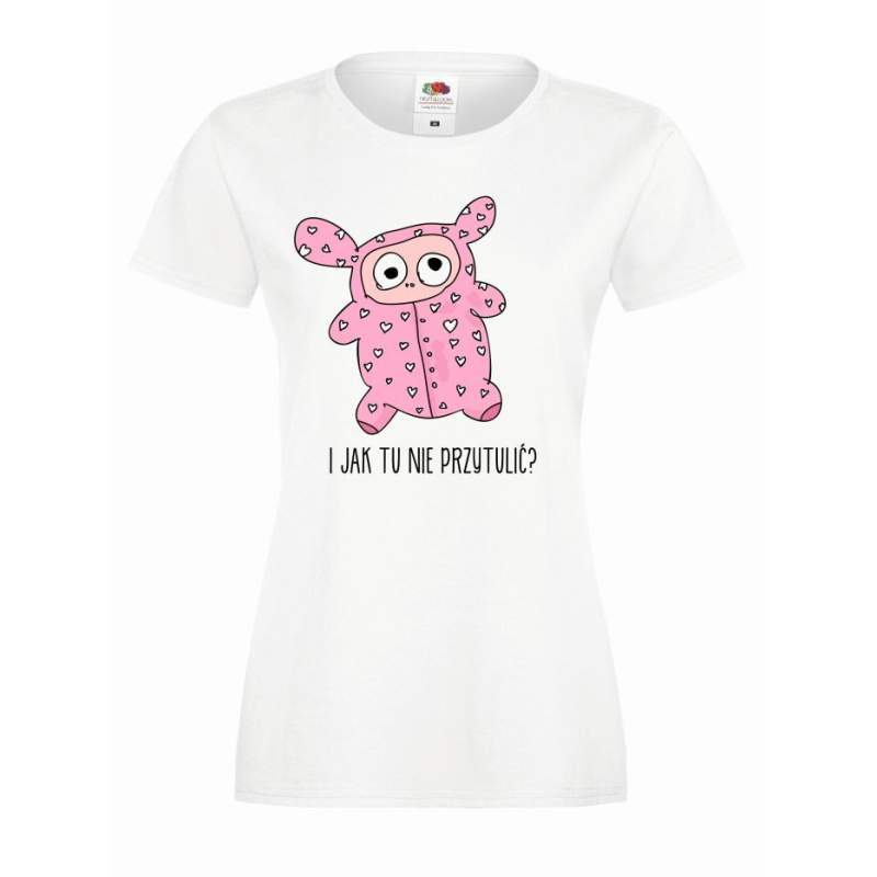 T-shirt lady slim DTG heart