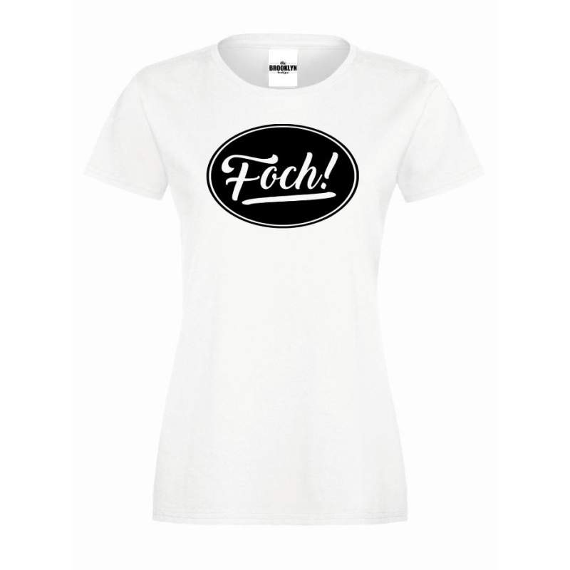 T-shirt Foch! biały