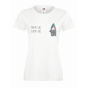 T-shirt lady slim DTG thug life