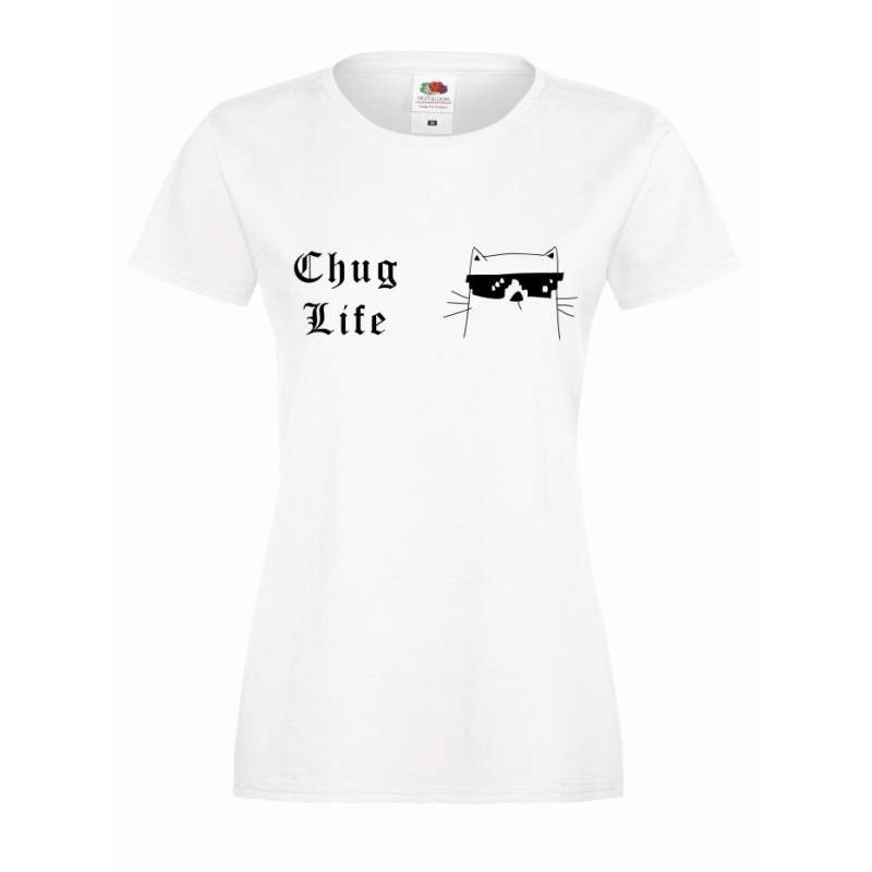 T-shirt lady slim DTG heart