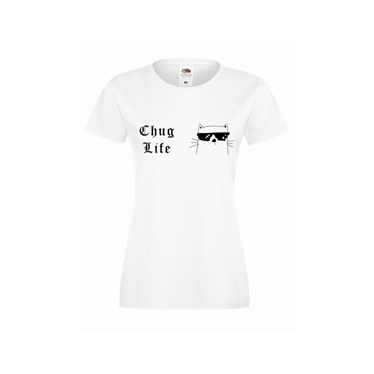 T-shirt lady slim DTG heart