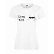 T-shirt lady slim DTG heart