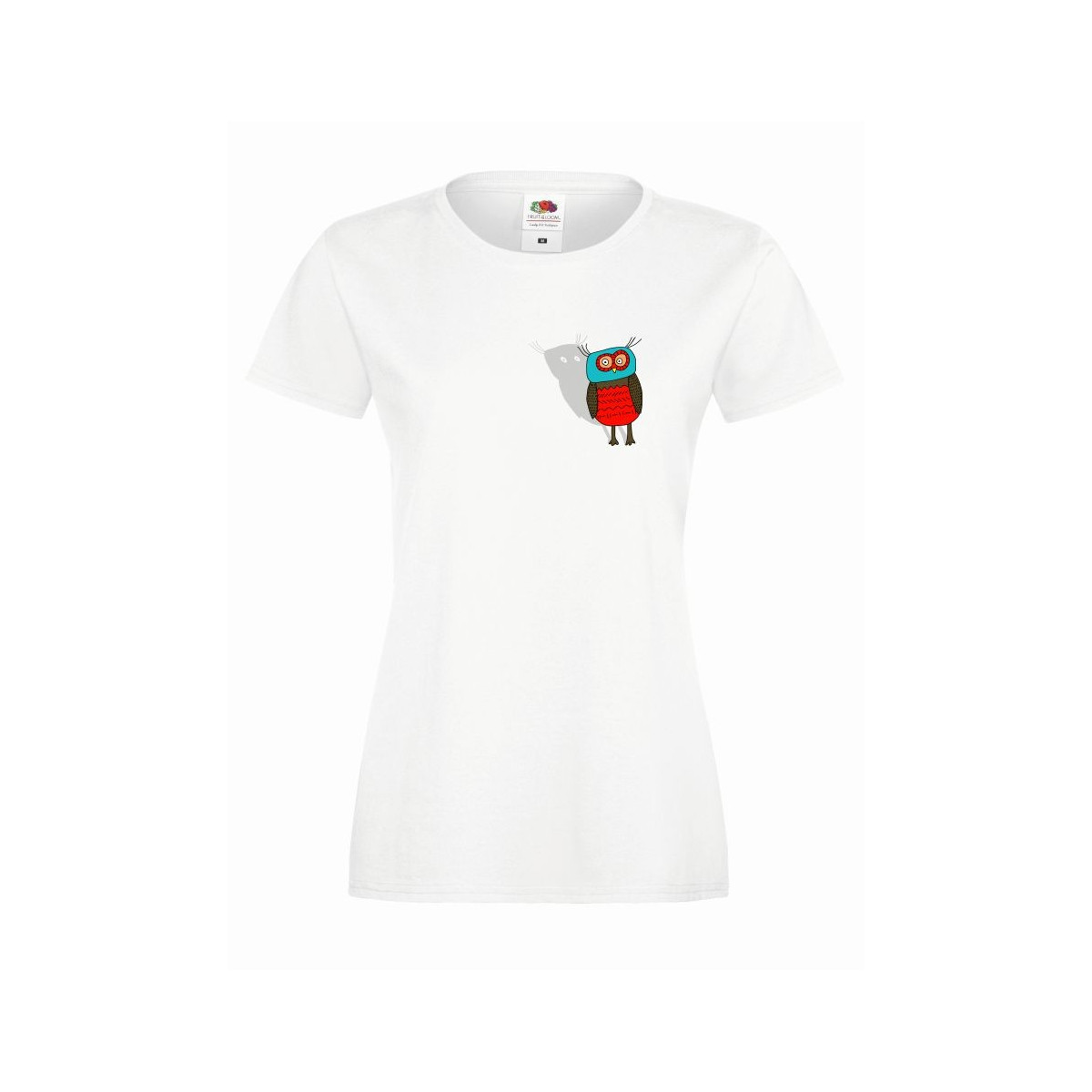 T-shirt lady slim DTG heart