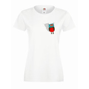 T-shirt lady slim DTG heart