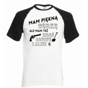 T-shirt baseball kolor mam piękną córkę