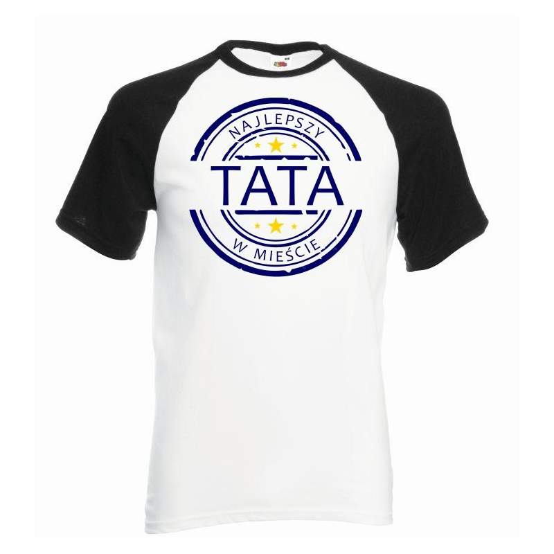 T-shirt baseball kolor najlepszy w mieście