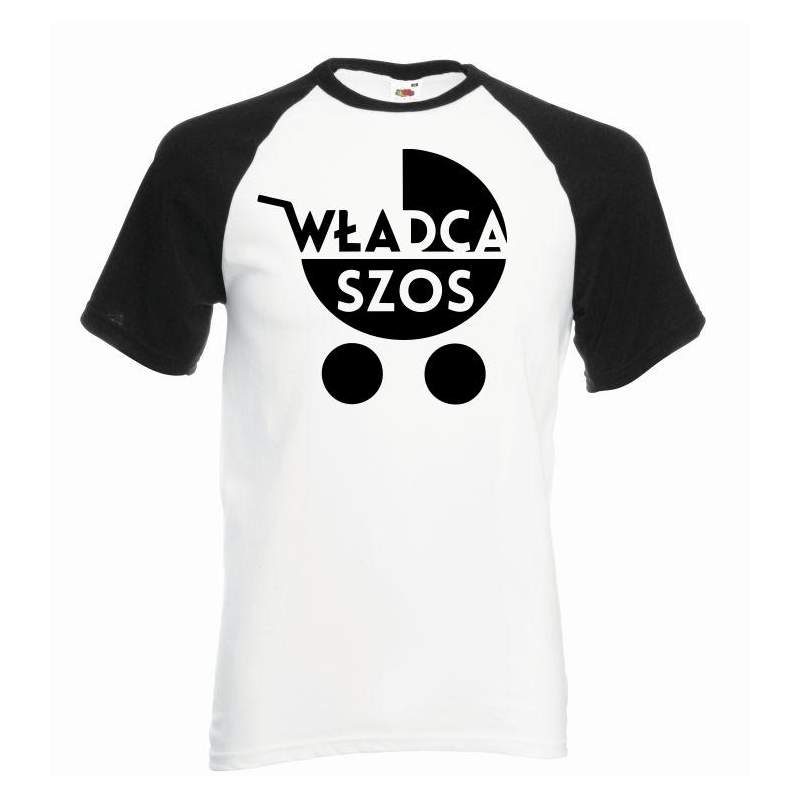 T-shirt baseball kolor władca szos