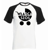 T-shirt baseball kolor władca szos