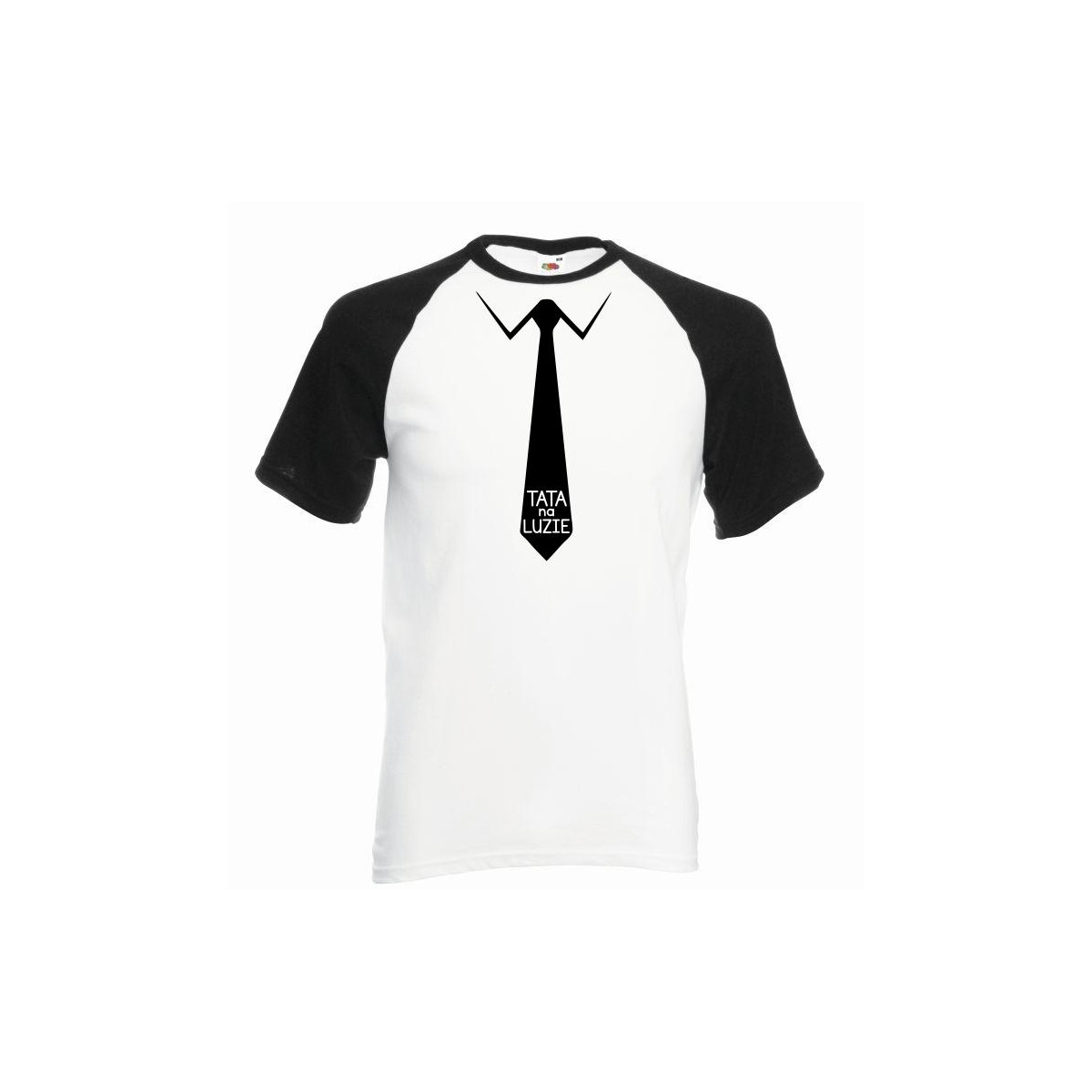 T-shirt baseball kolor tata na luzie