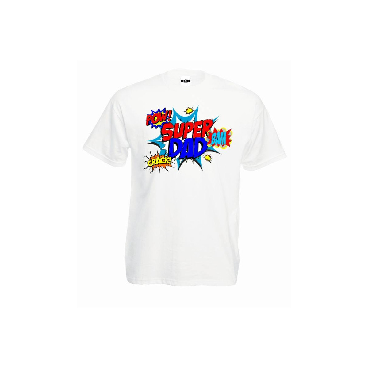 T-shirt oversize DTG super dad pow