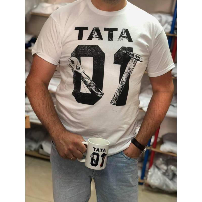 T-shirt oversize DTG TATA 01 BLACK