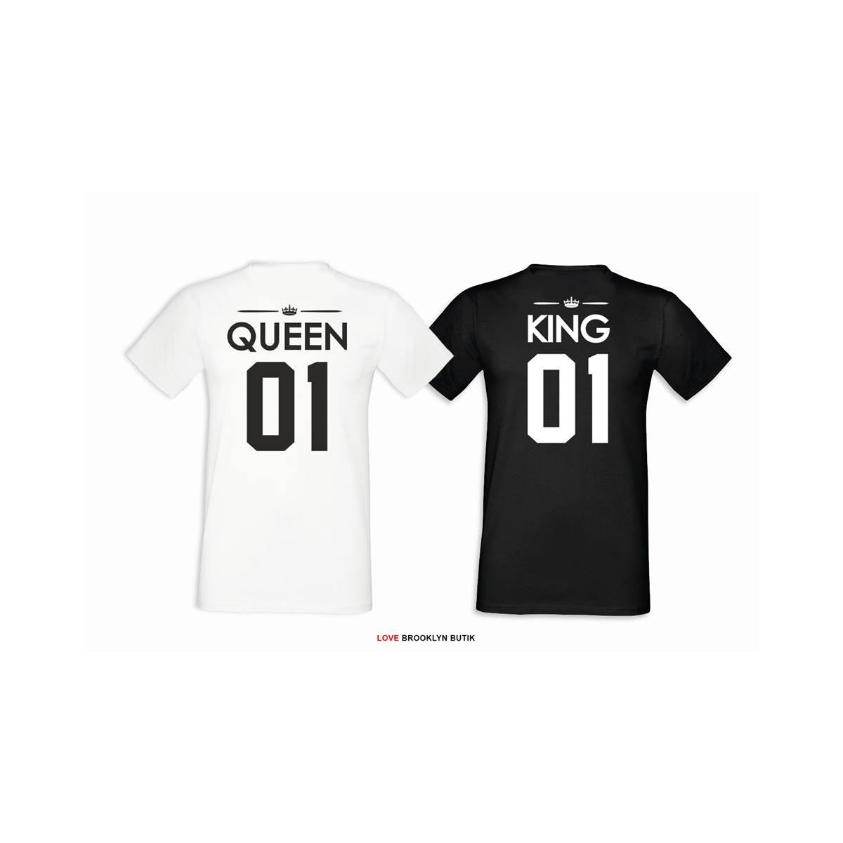 T-shirt DLA PAR 2 SZT QUEEN & KING 