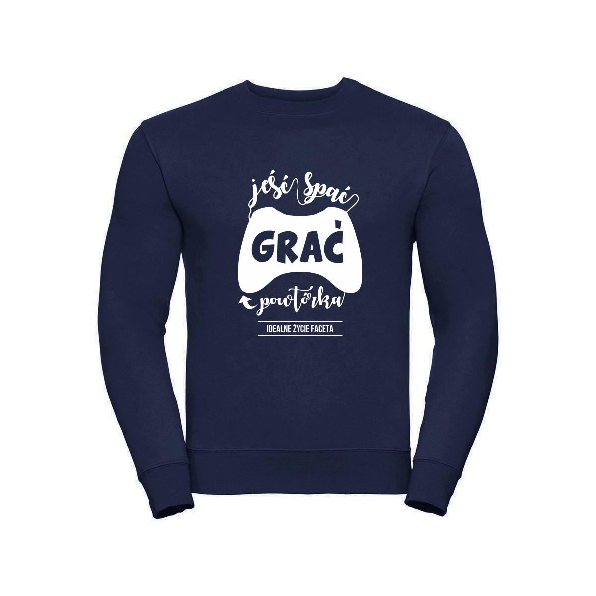 bluza Niezłe Ziółko na Dzień Chłopaka szara