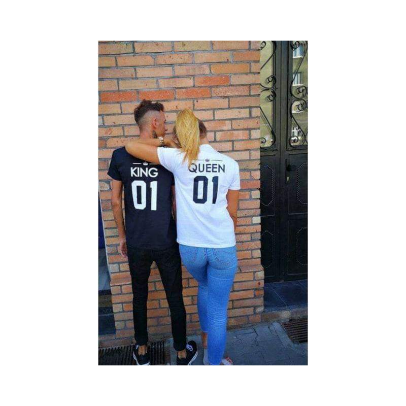 T-shirt DLA PAR 2 SZT QUEEN & KING 