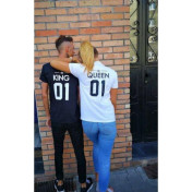 T-shirt DLA PAR 2 SZT QUEEN & KING 
