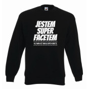 bluza oversize JESTEM SUPER FACETEM