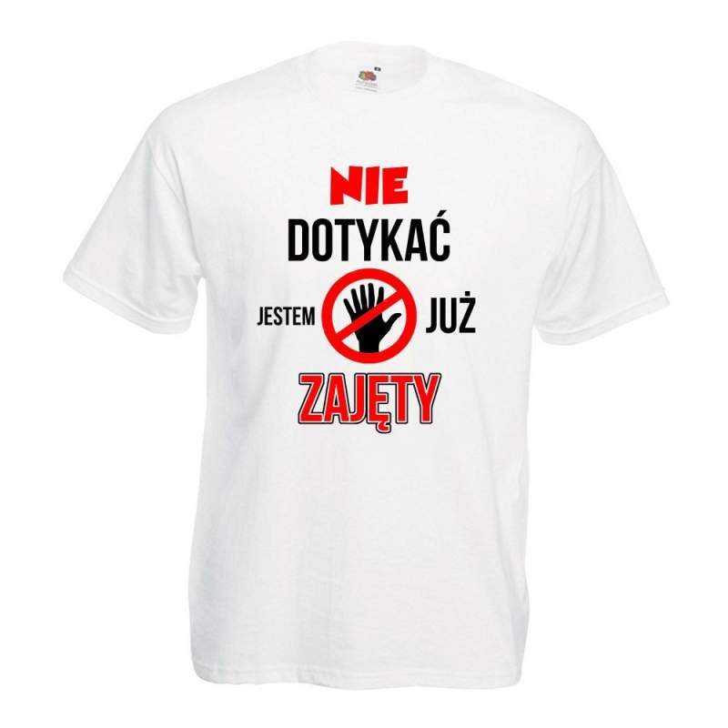T-shirt oversize DTG NIE DOTYKAĆ