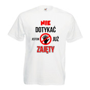 T-shirt oversize DTG NIE DOTYKAĆ