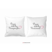 Poduszki Księżniczka&Księciunio 2 szt
