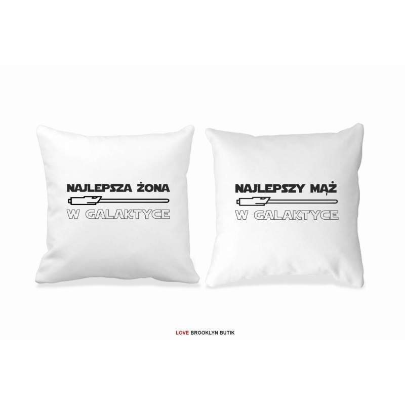 Poduszki Księżniczka&Księciunio 2 szt