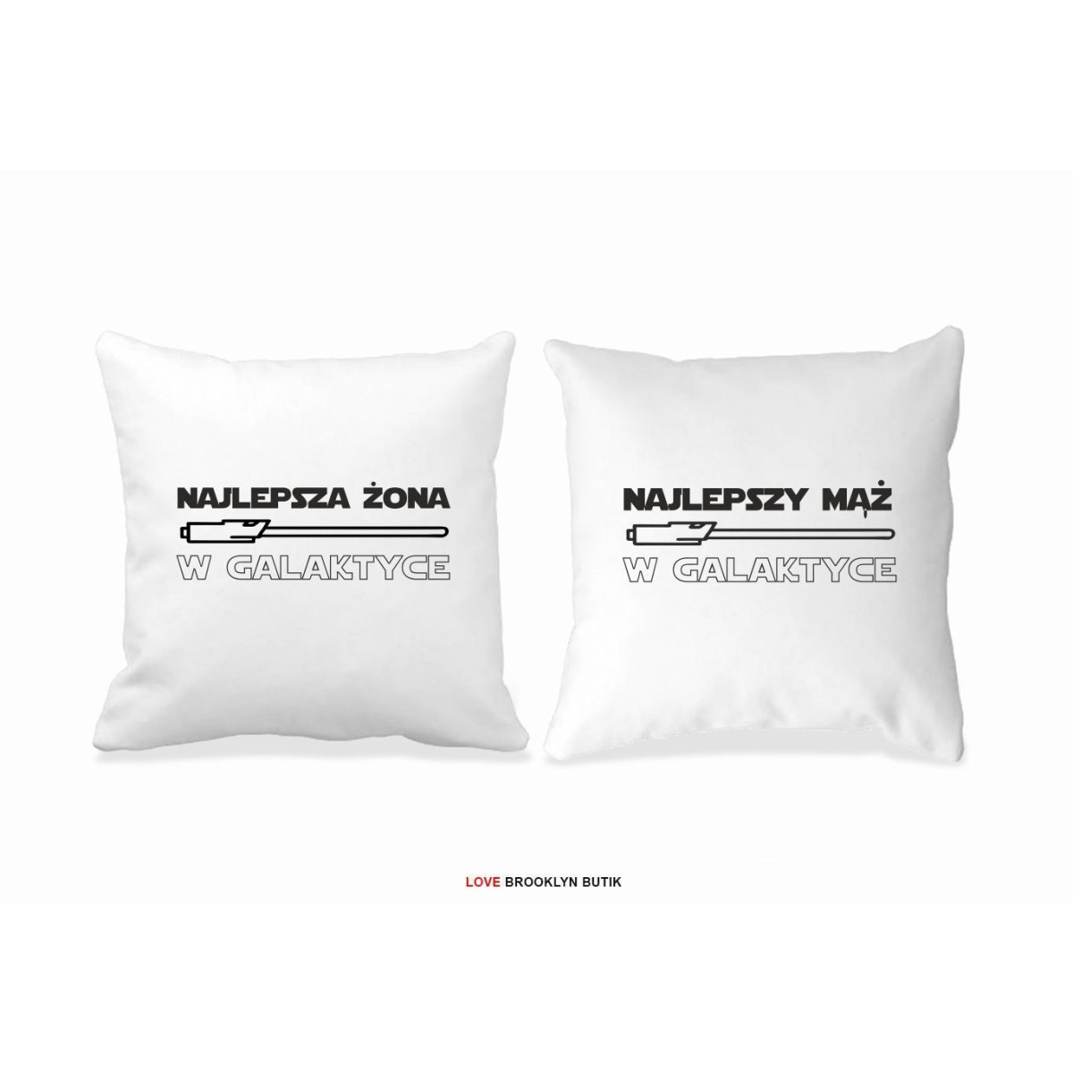 Poduszki Księżniczka&Księciunio 2 szt