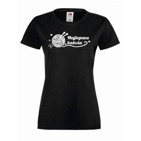 T-shirt lady/oversize Najlepsza babcia 2
