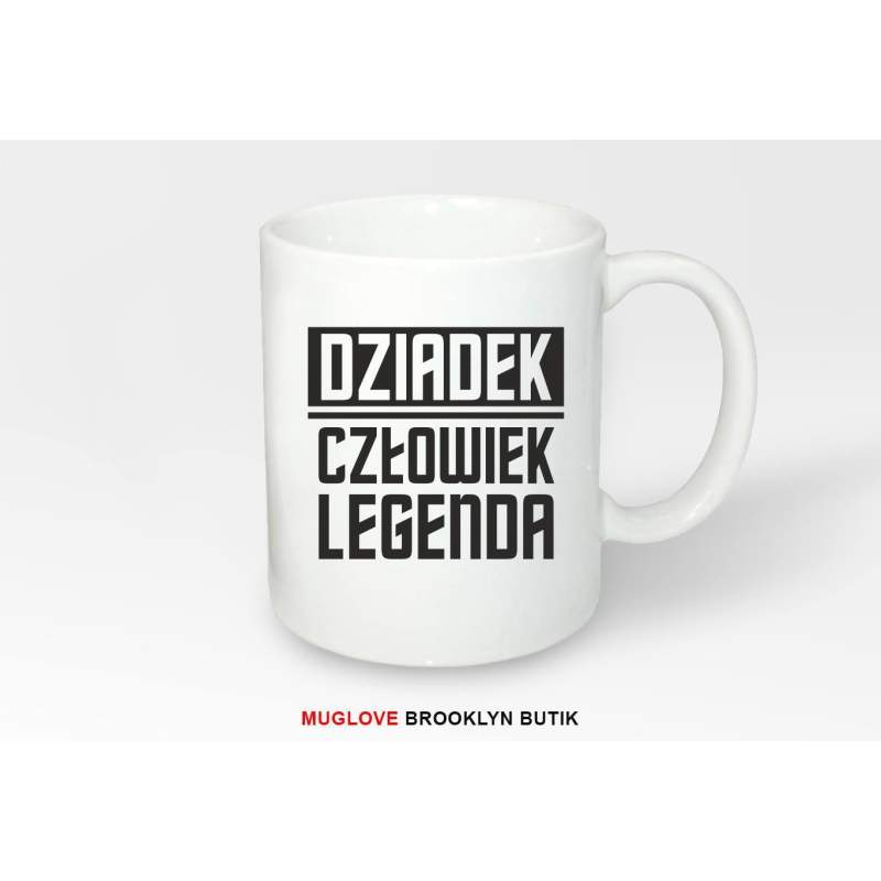 Kubek z nadrukiem dziadek człowiek legenda