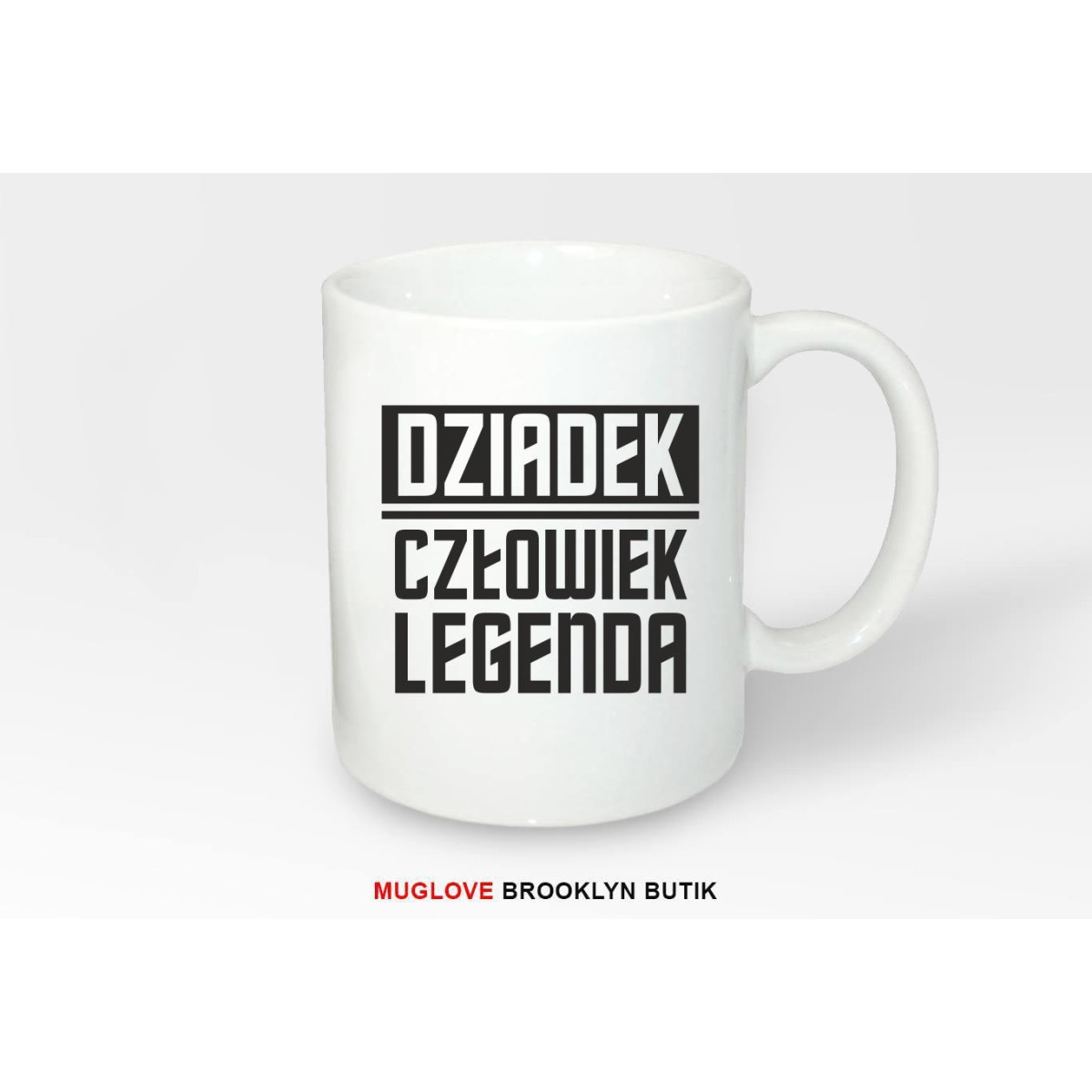 Kubek z nadrukiem dziadek człowiek legenda