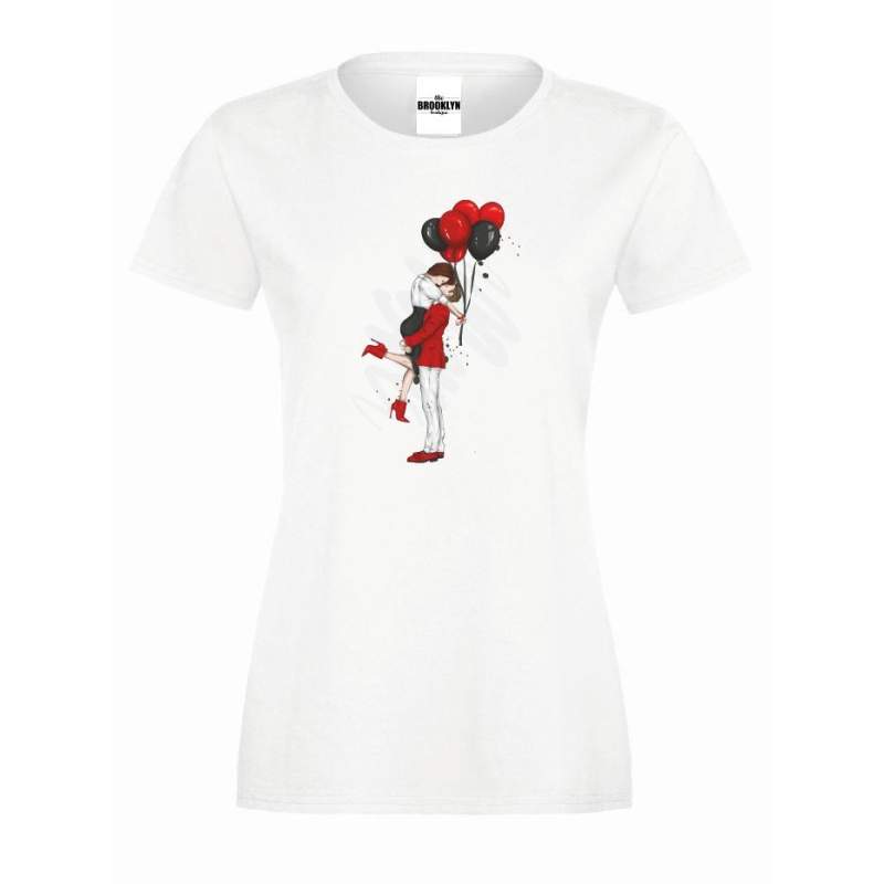 T-shirt lady slim DTG COUPLE