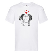 T-shirt oversize DTG Sweet kisss