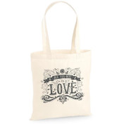 Torba bawełniana ecri All You Need Is Love 2