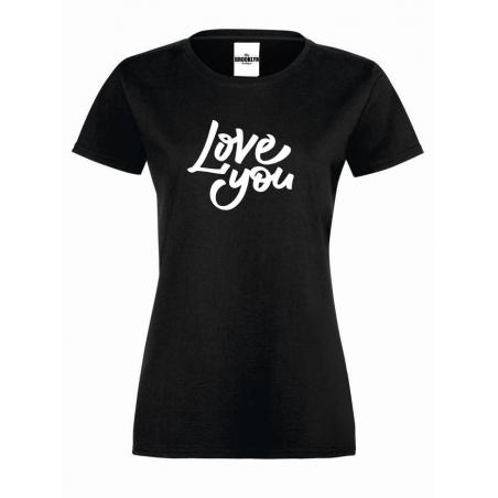 T-shirt lady Love you
