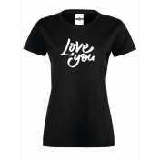 T-shirt lady Love you