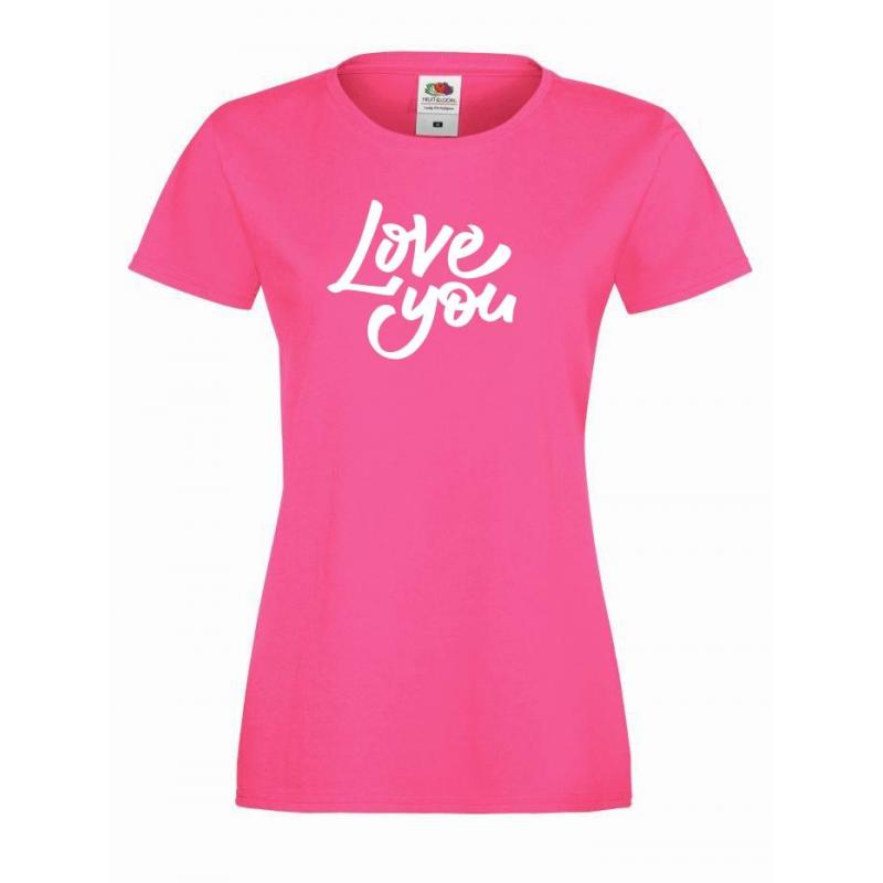 T-shirt lady Love you