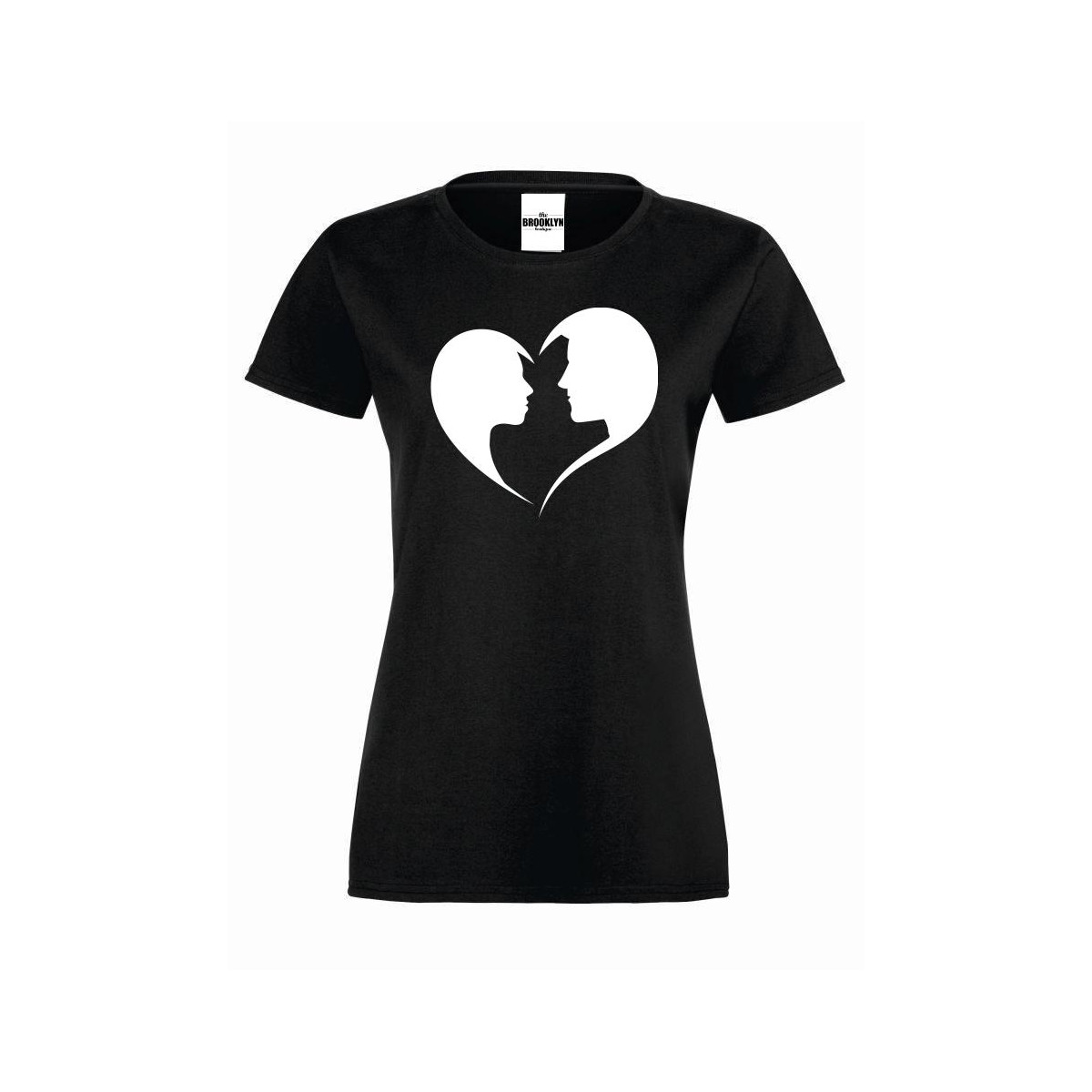 T-shirt lady Faces in a heart
