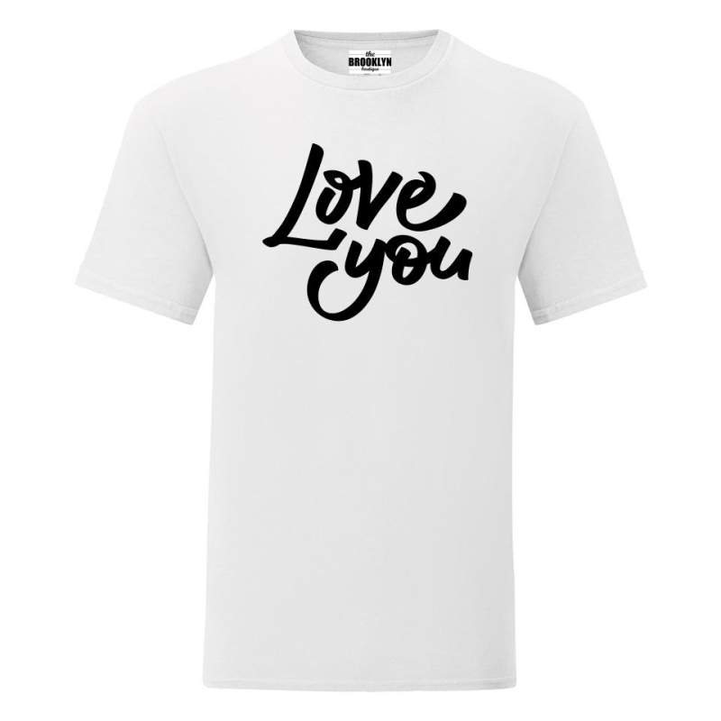 T-shirt oversize Love you