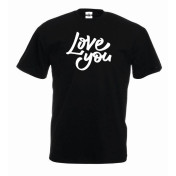 T-shirt oversize Love you