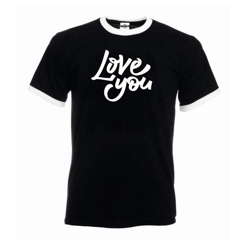 T-shirt oversize Love you
