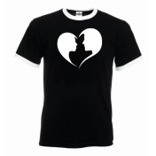 T-shirt oversize Faces is heart