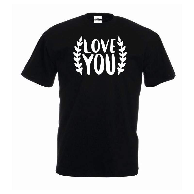 T-shirt oversize Love you 2