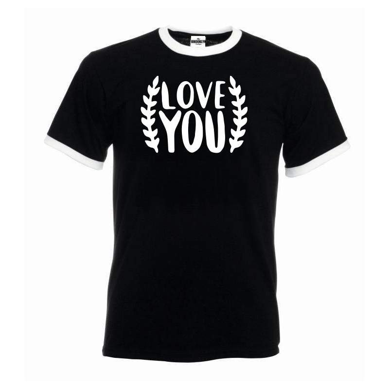 T-shirt oversize Love you 2